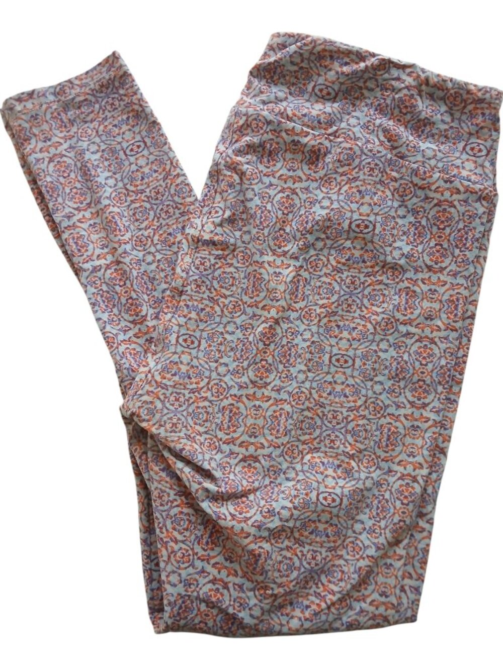 LuLaRoe Buttery Soft Leggings Purple,Pink & Blue Womens Size Tall & Curvy  #011